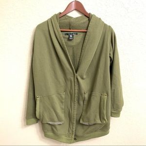 Ellison Ellison Ellison army green zip jacket